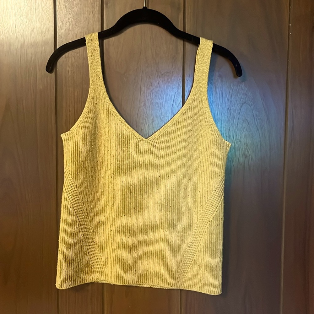 Retro knitted tank top
